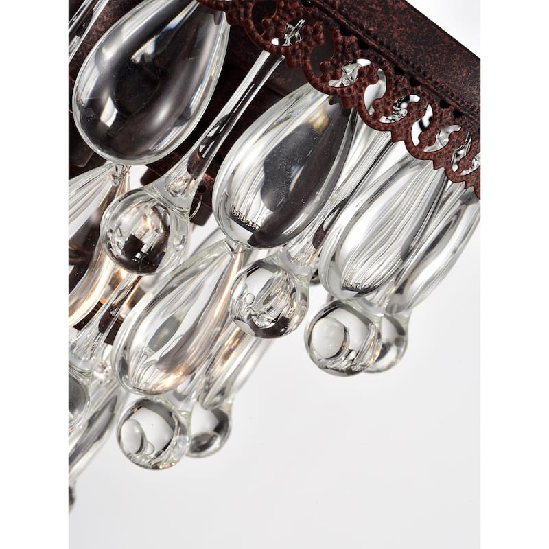 Eresu Antique Copper 3-light Chadnelier