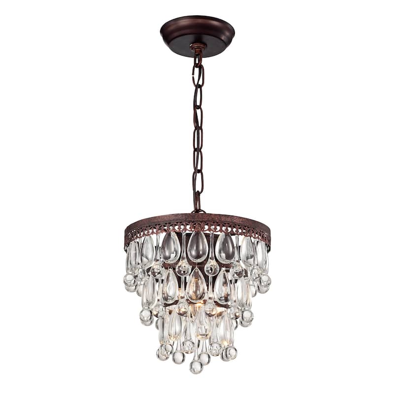 Eresu Antique Copper 3-light Chadnelier