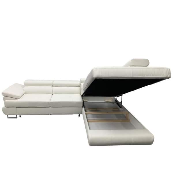 Futon Leather Sectional Sleeper Sofa 28124403 Futon Leather Sectional Sleeper Sofa