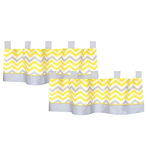 Shop Yellow And Grey Chevron Crib Baby Bedding Set By Pam Grace