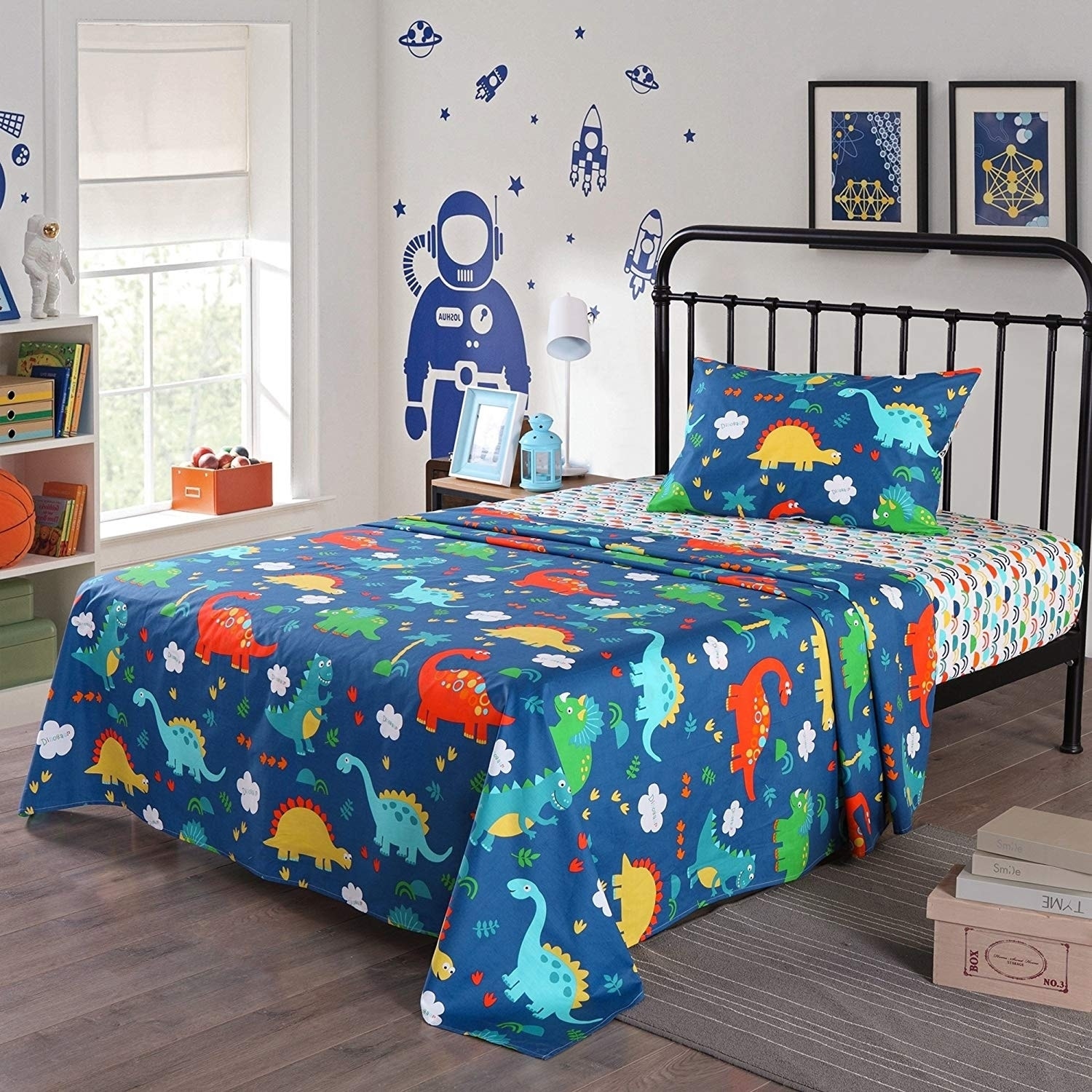 Twin Size Kids Sheets Fun Bed Sheets for Children Toddlers Sheets for Twin Beds Toddler Sheets Kids Sheets Teen Bed Sheet Set Boys Sheets Fun Toddler Sheets Dinosaur Sheet Set Fun Kids Sheets 