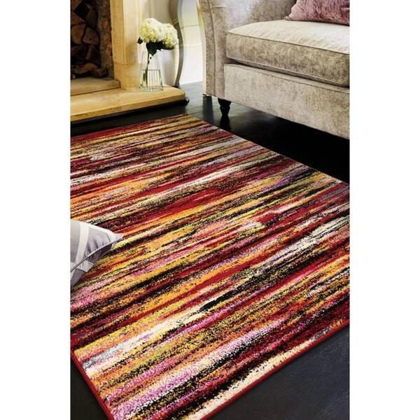 Shop Porch Den Nafus Multi Colored Modern Abstract Area Rug