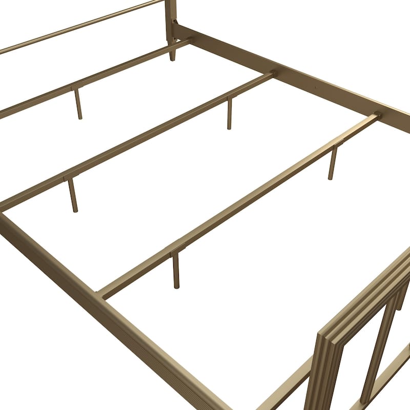 CosmoLiving by Cosmopolitan Blair Brass Metal Bed