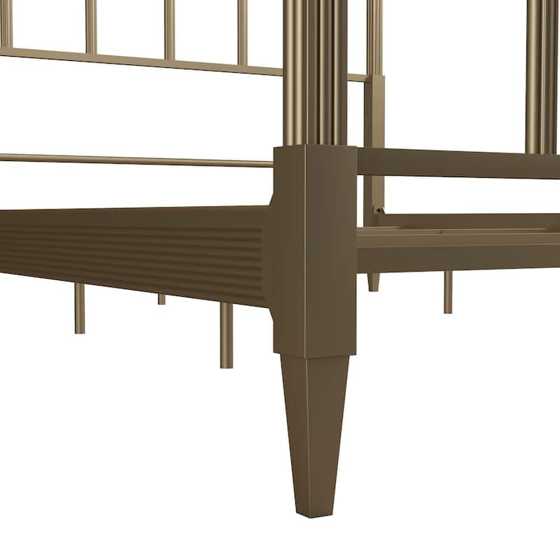 CosmoLiving by Cosmopolitan Blair Brass Metal Bed