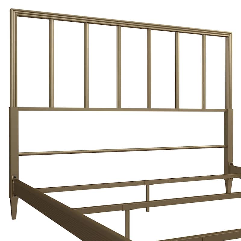 CosmoLiving by Cosmopolitan Blair Brass Metal Bed