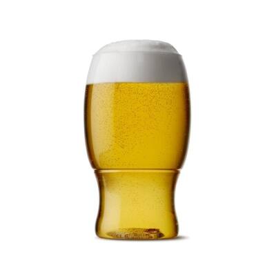 TOSSWARE POP 18oz Pint Set of 48, Premium Quality, Recyclable, Unbreakable & Crystal Clear Plastic Beer Glasses