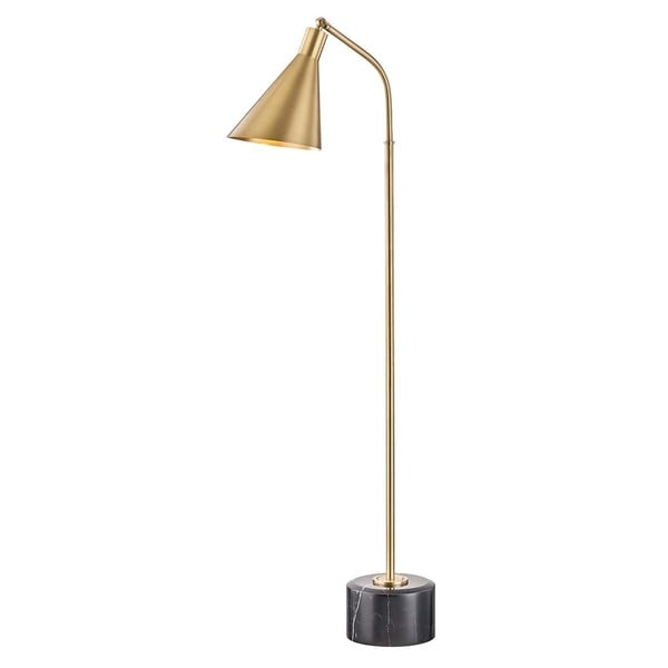 hudson metal base floor lamp