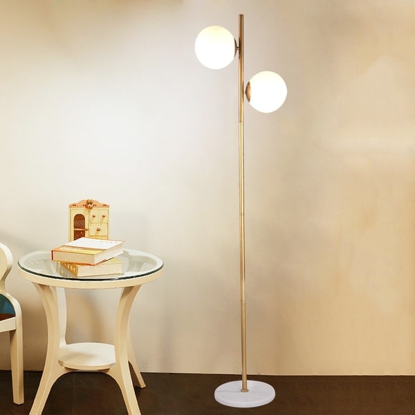 for living 2 light floor lamp