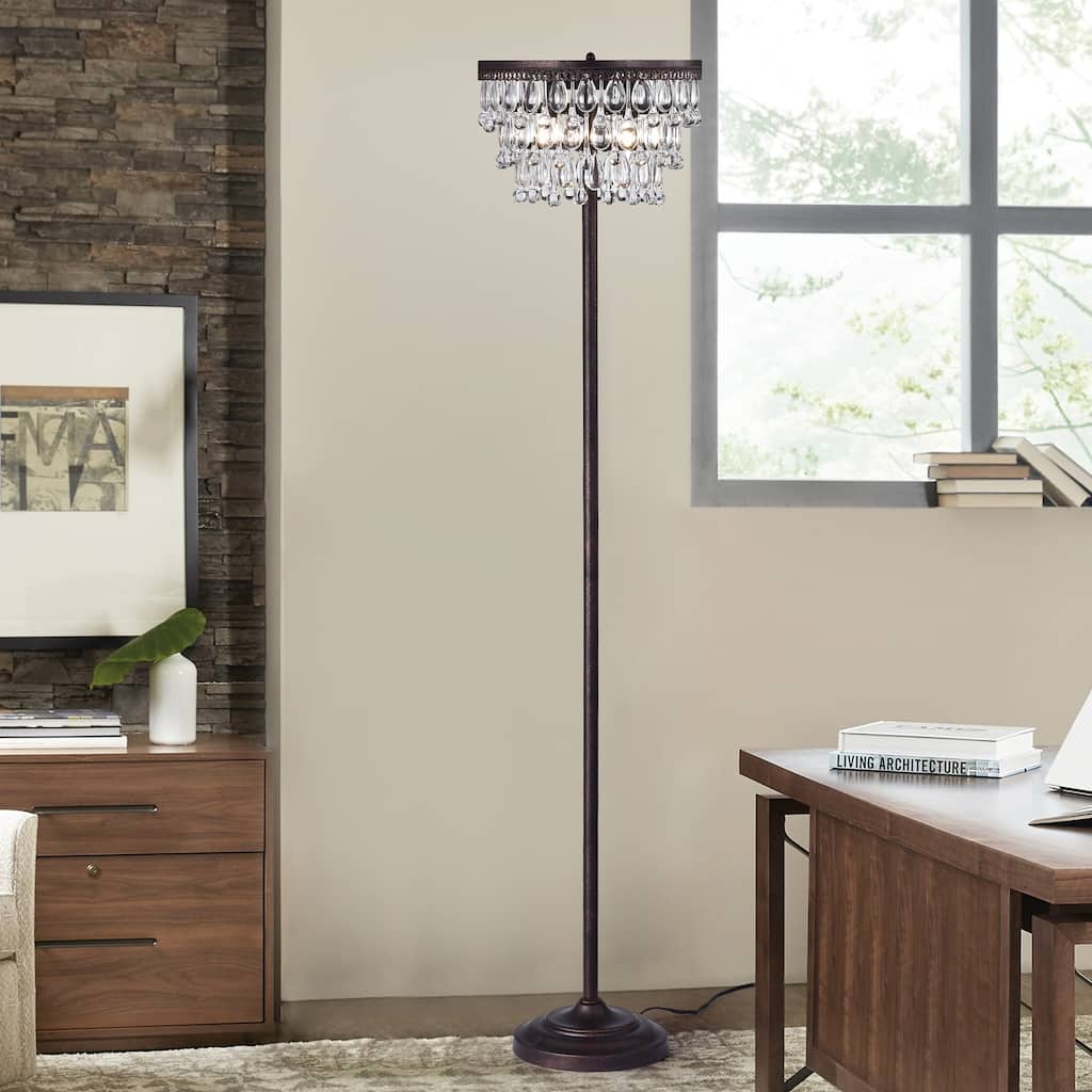 Sotari Antique Copper 3-light Floor Lamp