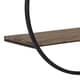Kate and Laurel Wicks Round Floating Wall Shelf - Thumbnail 7
