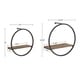 Kate and Laurel Wicks Round Floating Wall Shelf - Thumbnail 5