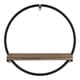 Kate and Laurel Wicks Round Floating Wall Shelf - Thumbnail 8