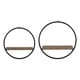 Kate and Laurel Wicks Round Floating Wall Shelf - Thumbnail 6