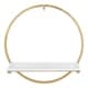 Kate and Laurel Wicks Round Floating Wall Shelf - Thumbnail 23