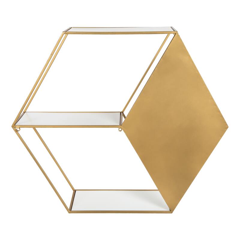 Kate and Laurel Lintz Hexagon Shelves