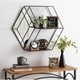 preview thumbnail 3 of 10, Kate and Laurel Lintz Hexagon Shelves