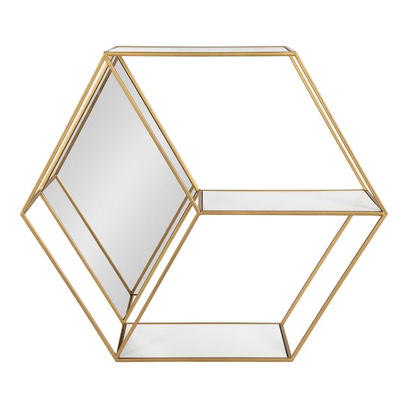 Kate and Laurel Lintz Hexagon Shelves