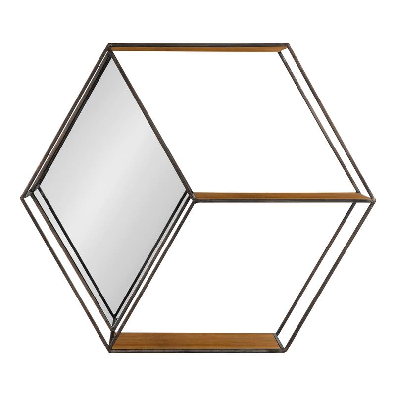 Kate and Laurel Lintz Hexagon Shelves