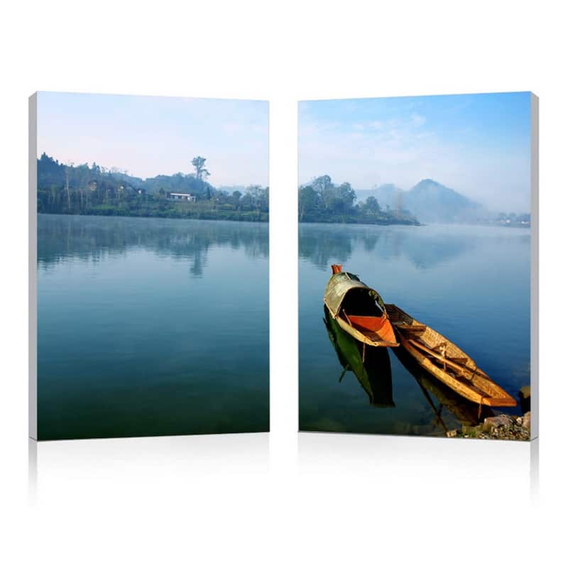 TRAVEL Frameless Canvas Wall Art - Multi