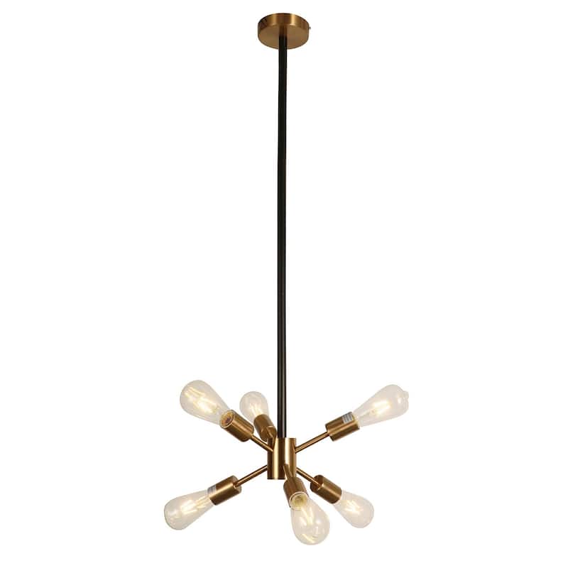 Eukleid Gold 6-light Chandelier