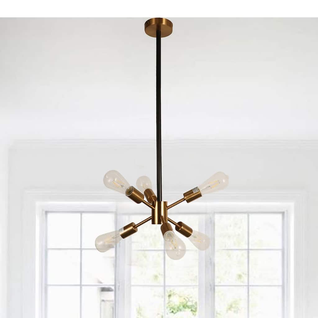 Eukleid Gold 6-light Chandelier