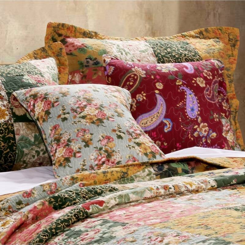 Greenland Home Fashions Antique Chic Pillow Set (Set of 2 Pillows)