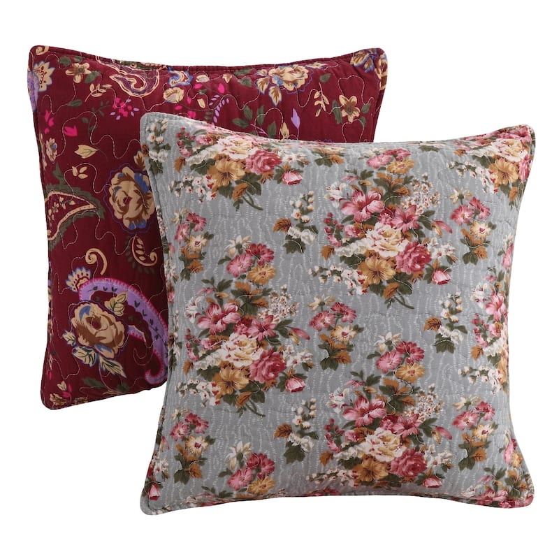 Greenland Home Fashions Antique Chic Pillow Set (Set of 2 Pillows)