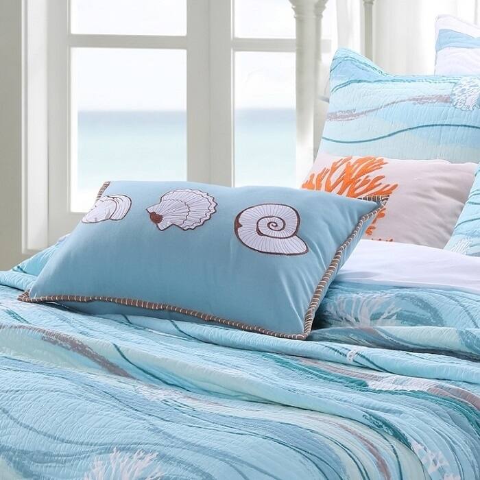 Greenland Home Fashions Maui Pillow Set (Set of 2 Pillows)