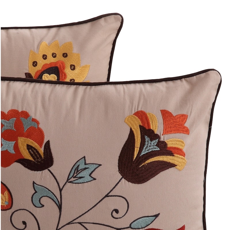 Greenland Home Fashions Andorra-Sedona Pillow Set (Set of 2 Pillows)