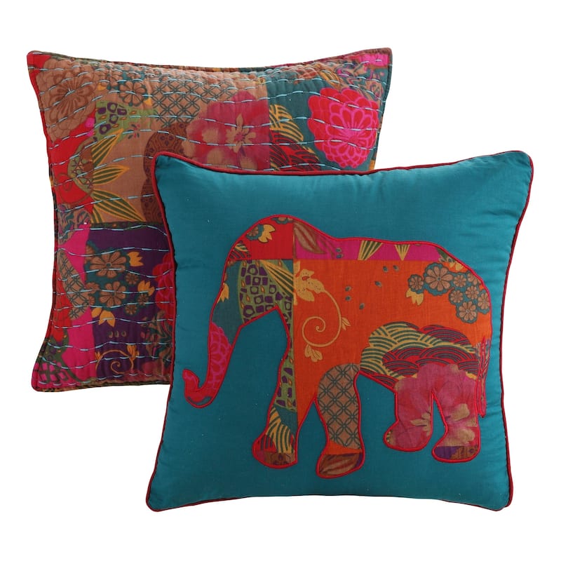 Greenland Home Fashions Jewel Bohemian Throw Pillows (Set of 2)