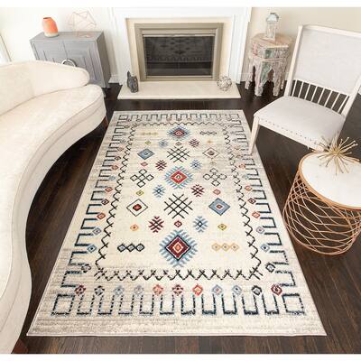 Porch & Den Banks Gabbeh Tribal Moroccan Area Rug