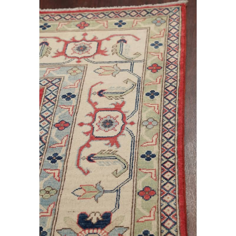 Chechen-Kazak Hand Knotted Pakistan Oriental Traditional Area Rug - 10 ...