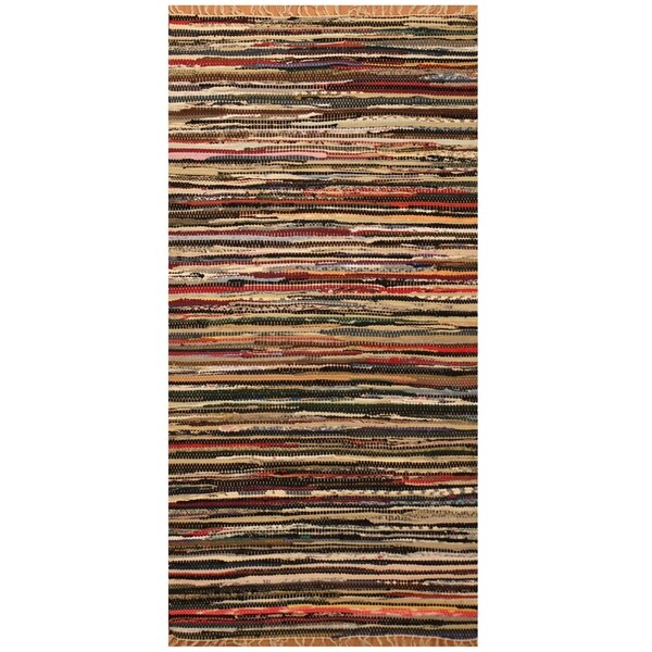 Handmade One-of-a-Kind Wool Kilim (India) - 2'5 x 4'10