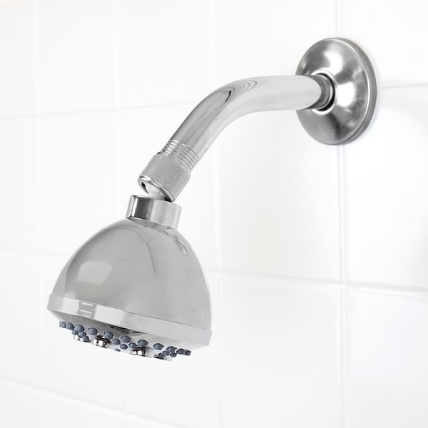 Fixed And Hand Held Shower Head Sunbeam 5 Function Dual Shower Massager With Rainfall Head Set Silver Kitchen Bath Fixtures Tools Home Improvement Plutusias Com