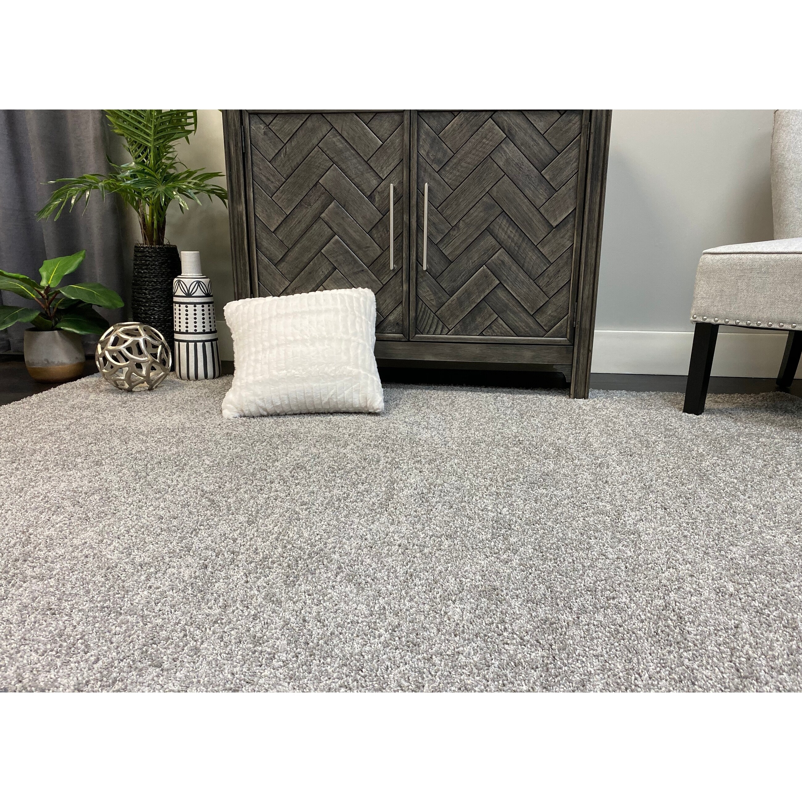 Porch Den Carrollon Ashen Grey Bound Edge Area Rug On Bound Edge Area Rug