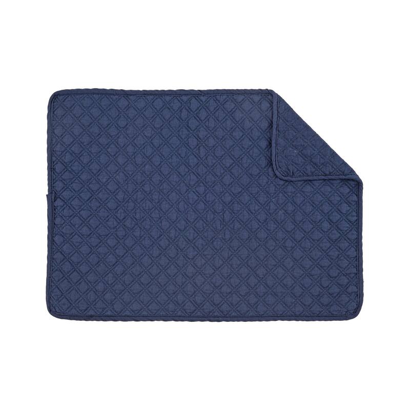 Abbott Solid Color Quilted Placemat (Set of 6) - N/A