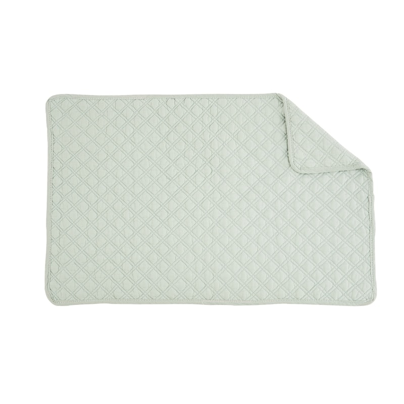 Abbott Solid Color Quilted Placemat (Set of 6) - N/A