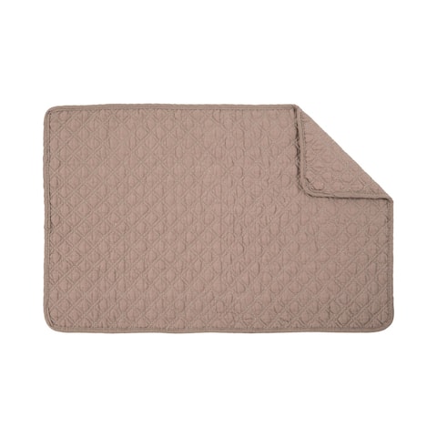 Abbott Solid Color Quilted Placemat (Set of 6) - N/A