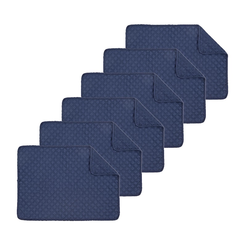 Abbott Solid Color Quilted Placemat (Set of 6) - N/A