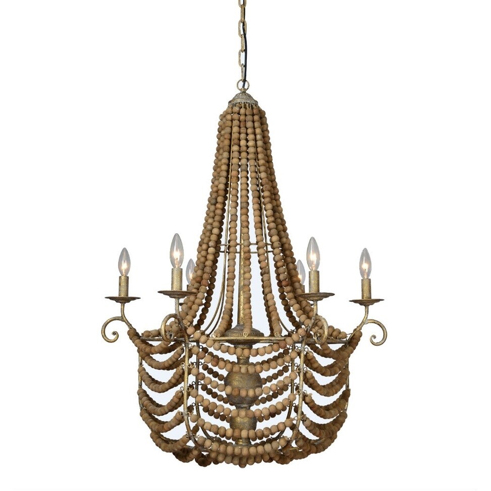 Elsmere 6-Lt Chandelier - Chandeliers For Bedrooms by Overstock.com