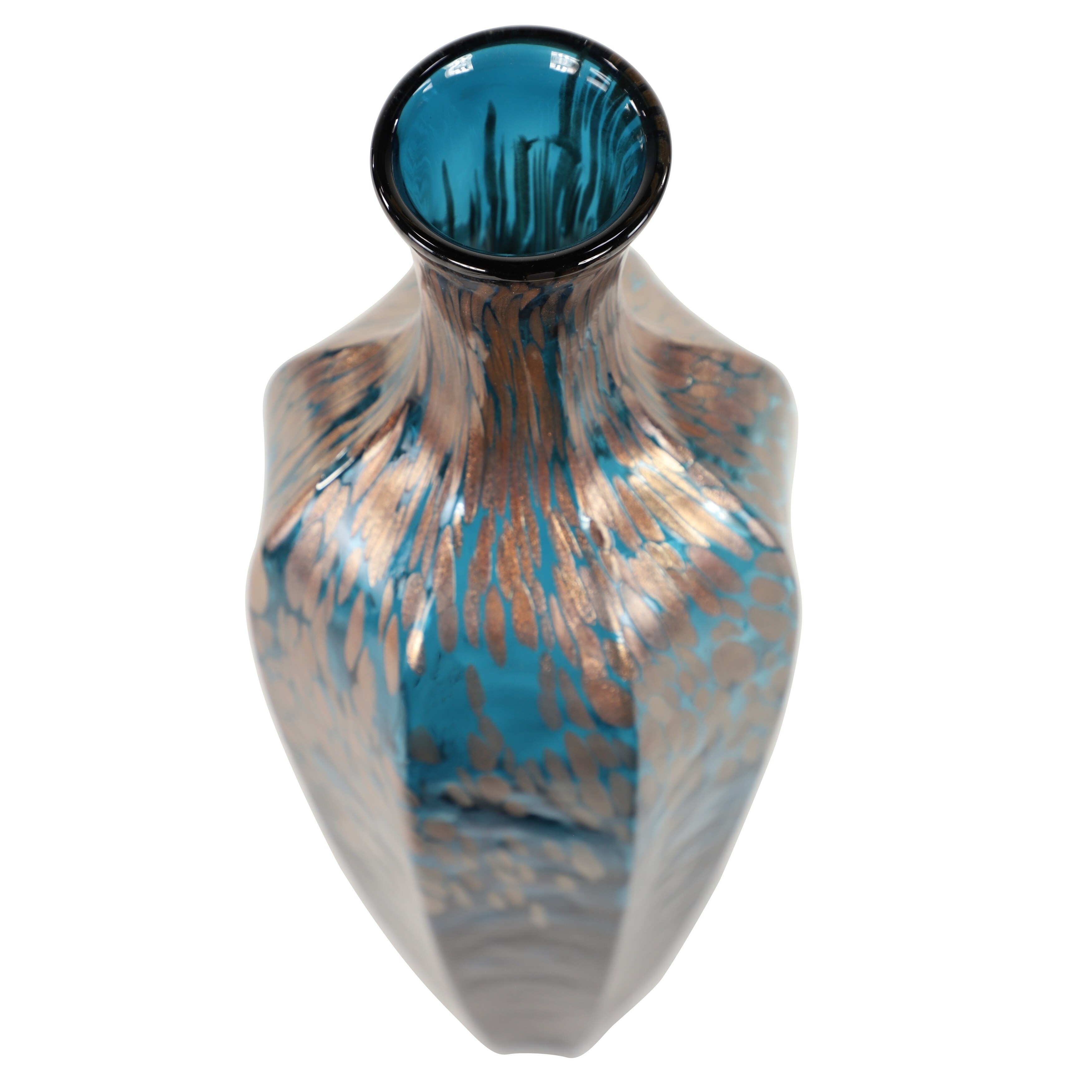 Porch & Den Kelso Metallic Spot Translucent Glass 23-inch Porch & Den Kelso Metallic Spot Translucent Glass 23-inch
