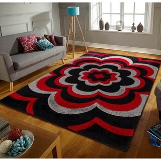 Strick Bolton Strick Bolton Titus Trellis Shag Area Rug 8 X 10 Red Black From Overstock Com Daily Mail