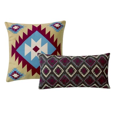 Greenland Home Fashions Southwest Pillow Set (Set of 2 Pillows)