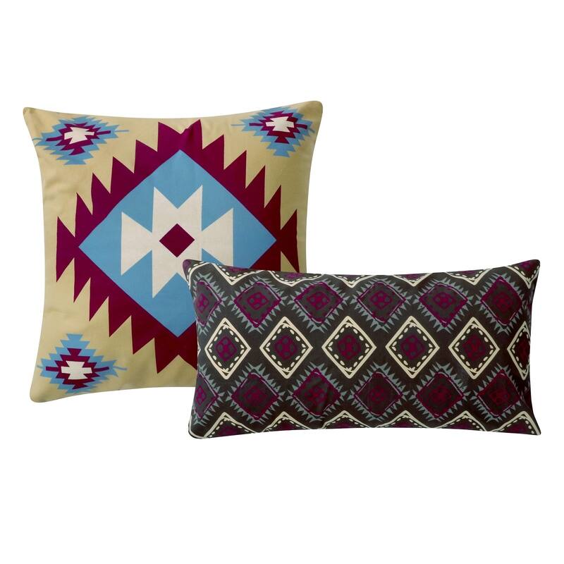 Greenland Home Fashions Southwest Pillow Set (Set of 2 Pillows)