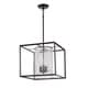 preview thumbnail 3 of 6, Lorette Oil Rubbed Bronze 3-light Crystal Chandelier