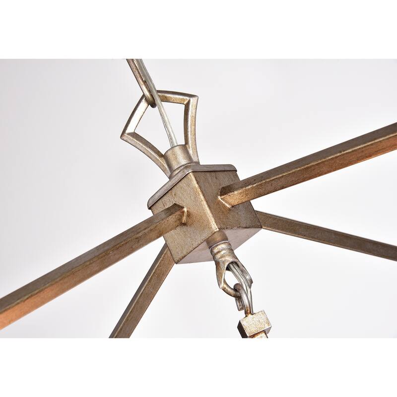 Carpena Light Brown Metal 4-light Chandelier