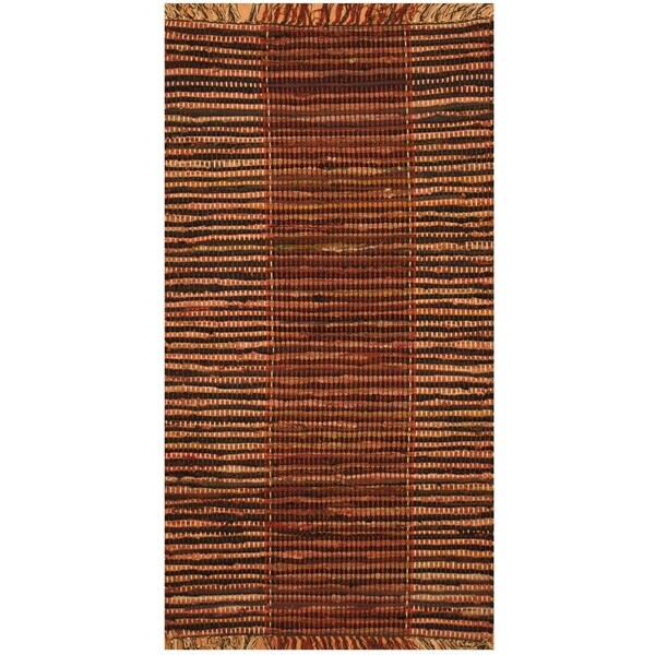 Handmade One-of-a-Kind Wool Kilim (India) - 2'6 x 4'6