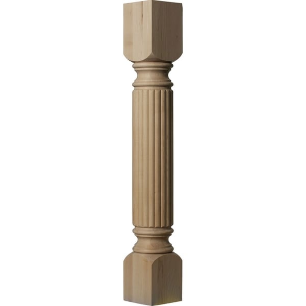5"W x 5"D x 35 1/2"H Raymond Reeded Cabinet Column