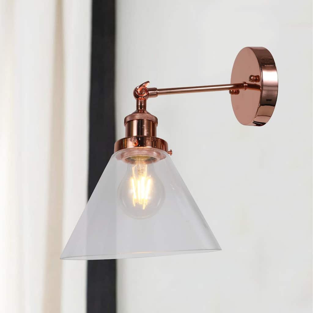 Buris Polished Copper 1-light Wall Sconce