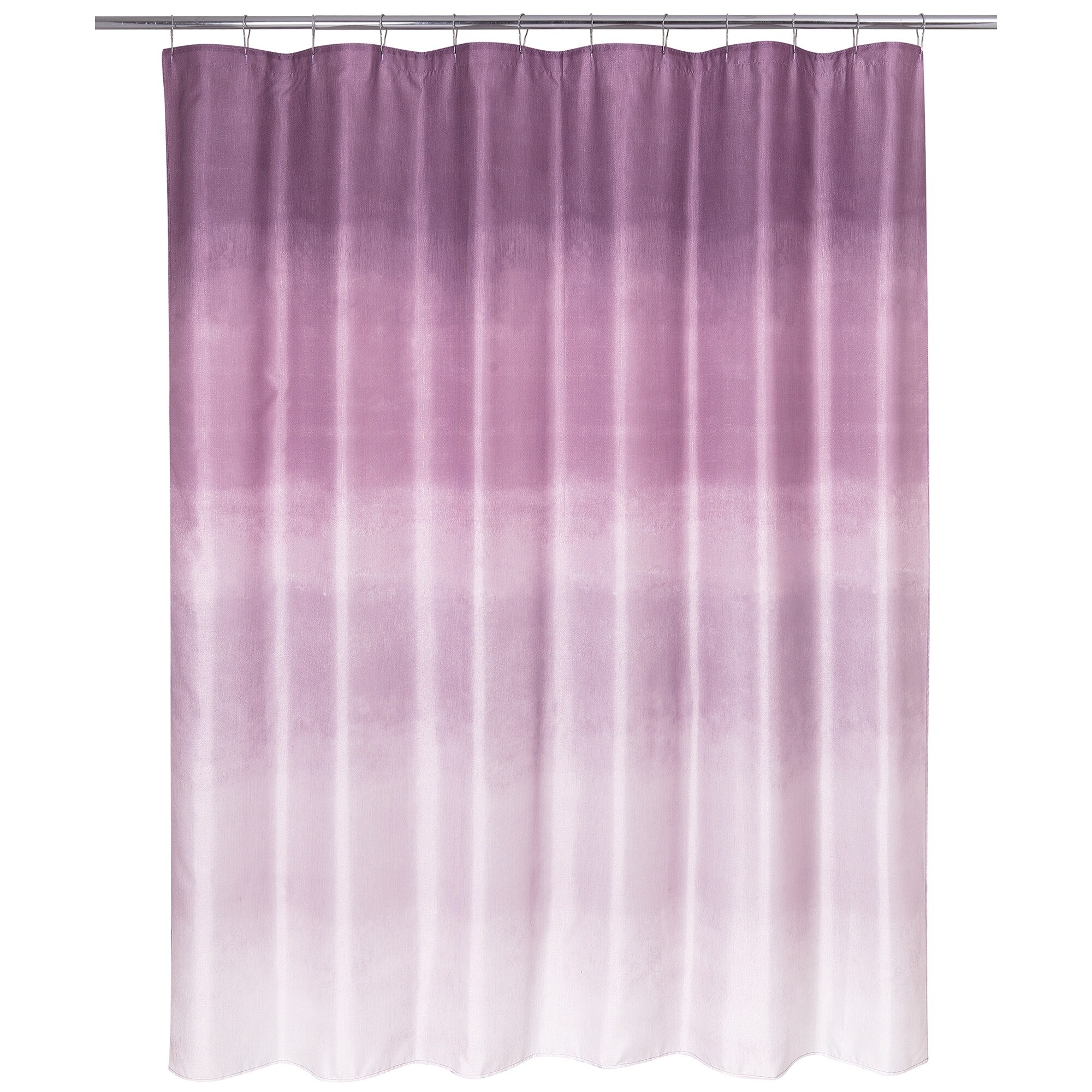 Shop Metallic Ombre Glimmer Shower Curtain Rose On Sale Free